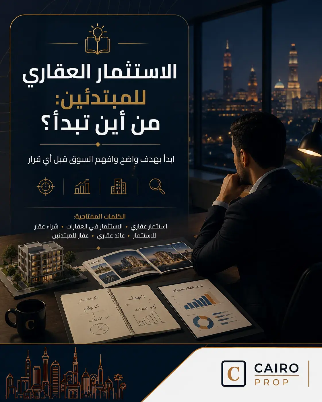 الاستثمار العقاري للمبتدئين: من أين تبدأ؟ استثمار عقاري, الاستثمار في العقارات, عقار للمبتدئين, شراء عقار للاستثمار, عائد عقاري